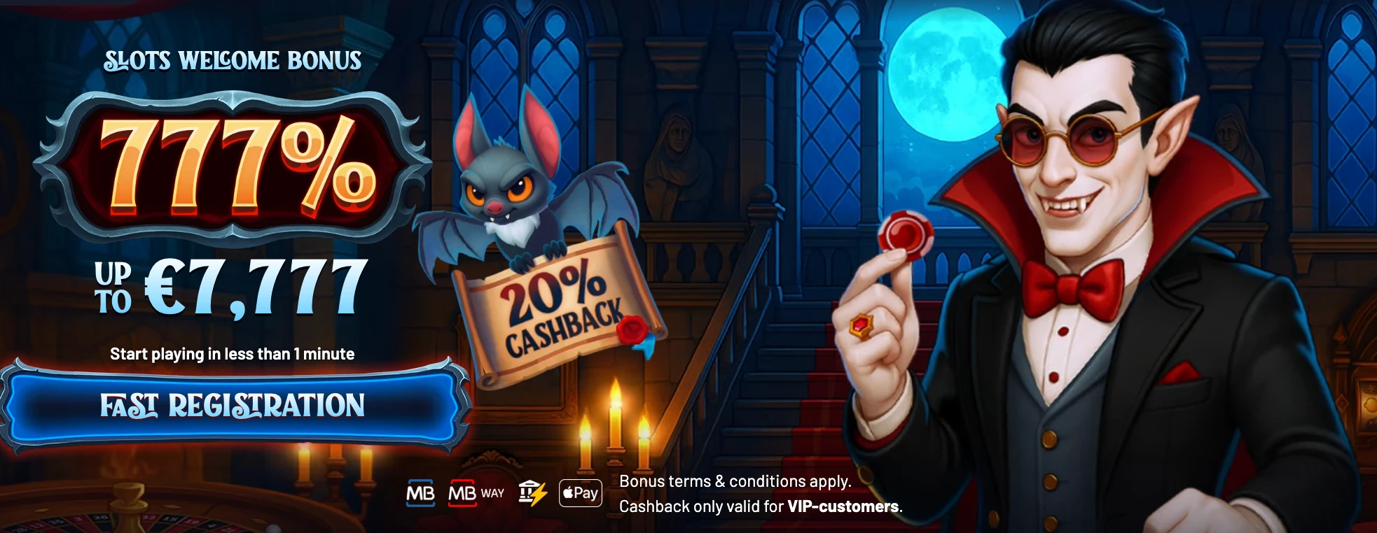 Dracula Casino banner